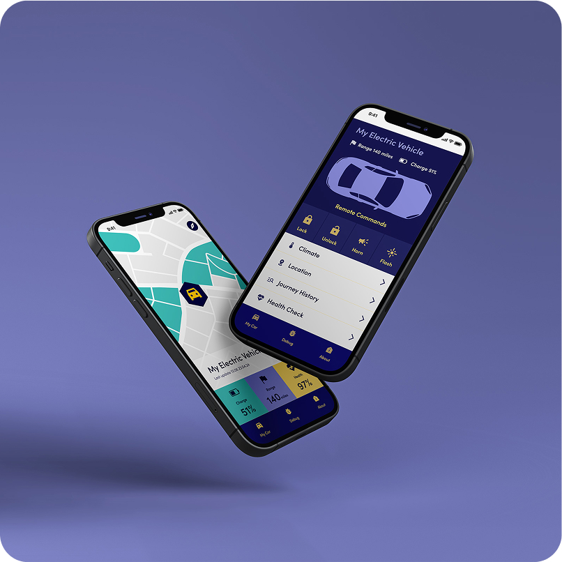 Beam Connectivity app iPhone mockup