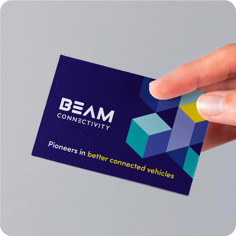Beam Connectivity business card design