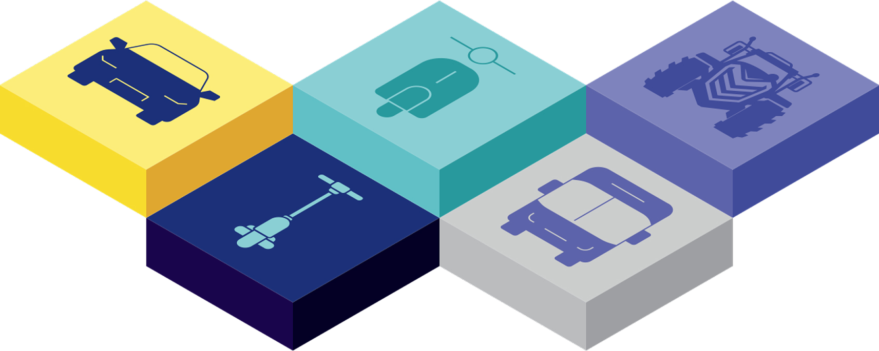 Beam Connectivity isometric cube graphic
